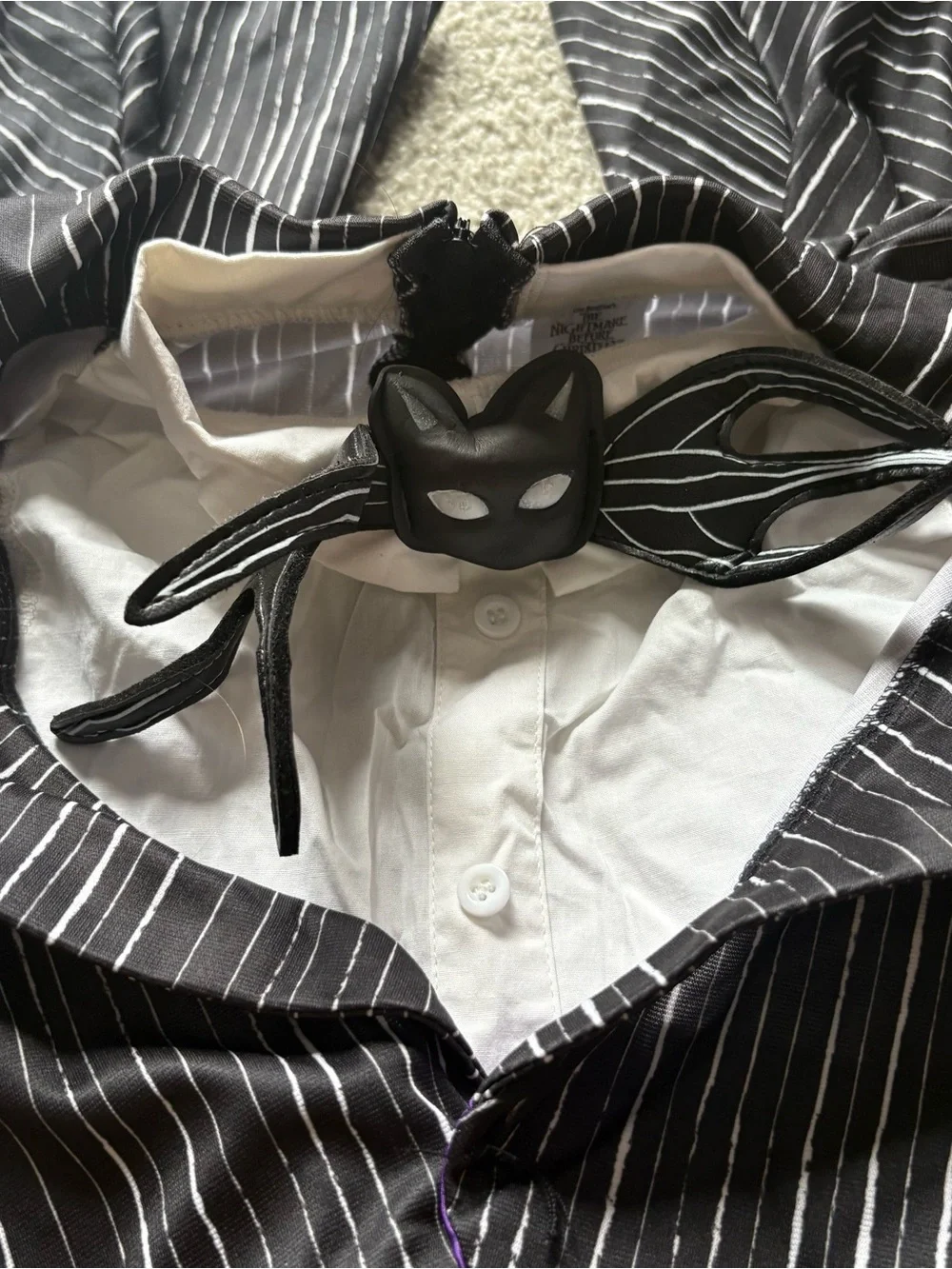 Disney Nightmare Before Christmas Jack Skellington Jumpsuit Costume Medium
